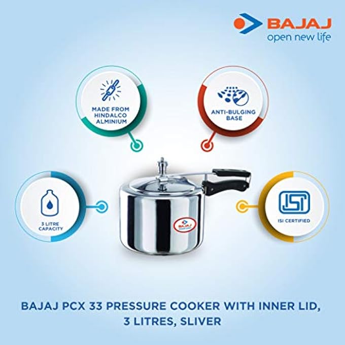 بجاج قدر ضغط 3 لتر فضي - Image 3