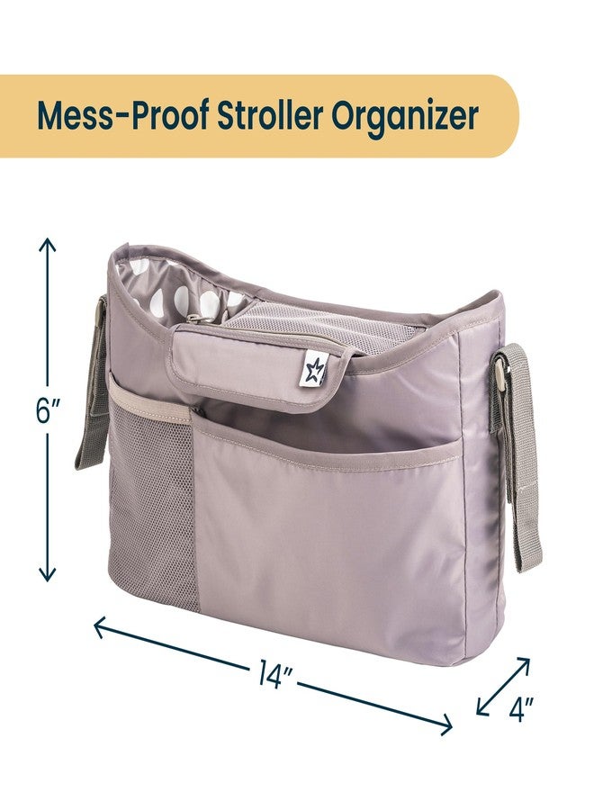 Tiny Twinkle Universal Stroller Organizer with Shoulder Strap, Fits for Stroller like Uppababy, Baby Jogger, Britax, BOB, Umbrella and Pet Stroller?Luna? - Image 3