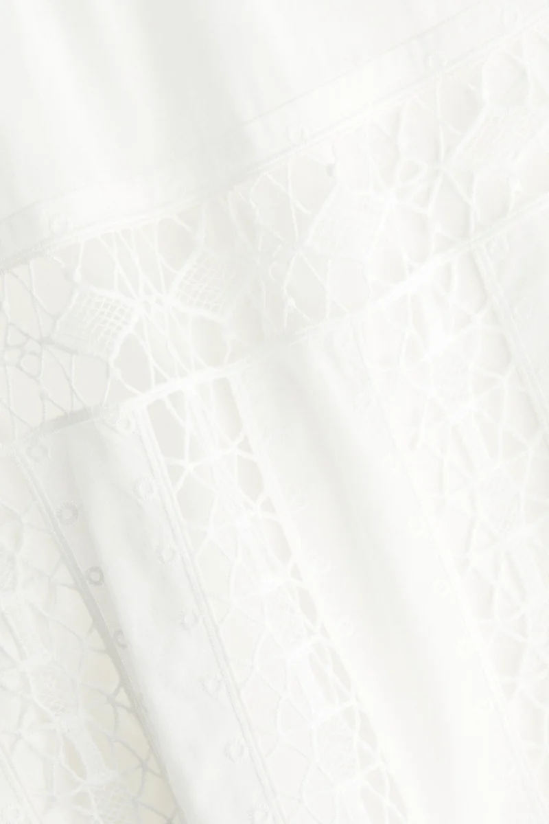 H&M Lace-inset cotton dress