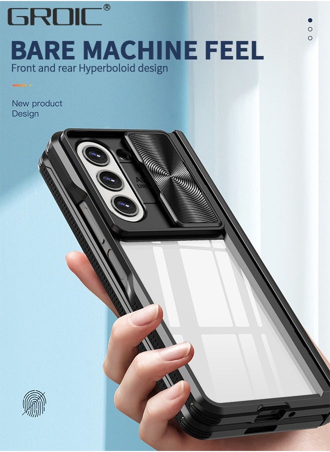 GROIC Compatible Samsung Galaxy Z Fold 5 Case, Lens Protection Phone Case, Lens Slide Cover Collision Avoidance Phone Cover,Shockproof Phone Shell for Galaxy Z Fold 5  - Image 5