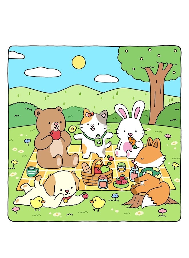 أصدقاء غامضون: كتاب تلوين رائع للكبار والمراهقين يضم شخصيات حيوانات لطيفة (تلوين أصدقاء غامضون) - Image 2