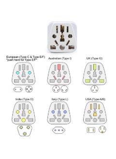 Generic Universal Conversion Plug World To UK Travel Adapter  - Image 2