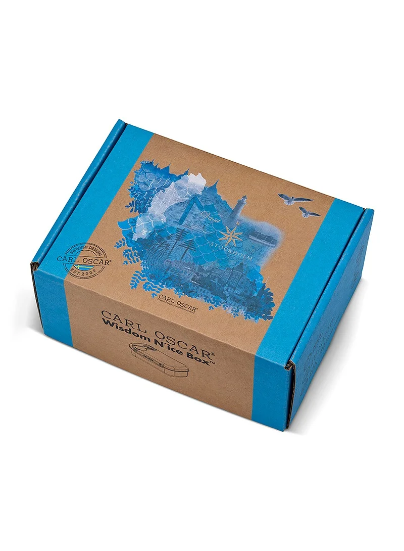 Carl Oscar  Wisdom N'ice Box™, Lunch box with cooling pack - Water  | Best Price UAE