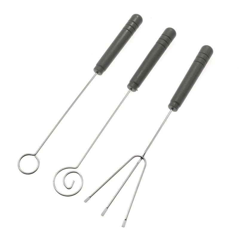 Maxmoral 3Pcs Candy Dipping Tools Chocolate Dipping Fork Spoons Set  Culinary Decorating Spoons And Candy Dipping Tools For Decorative Plates Chef Art Pencil Chef Spoon - Image 2