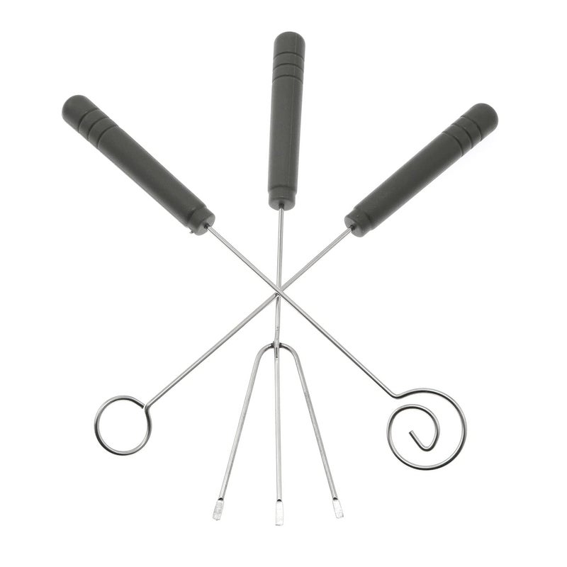 Maxmoral 3Pcs Candy Dipping Tools Chocolate Dipping Fork Spoons Set  Culinary Decorating Spoons And Candy Dipping Tools For Decorative Plates Chef Art Pencil Chef Spoon - Image 1