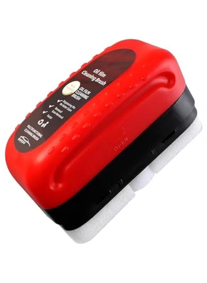 Automotive Oil Film Cleaning Brush,Glass Cleaning Board,2025 New Glass Coating for Windshield,Glass Oil Film Remover for Car,Hydrophobic Glass Coating for Windshield,Improves Clarity and Visibility - Image 1