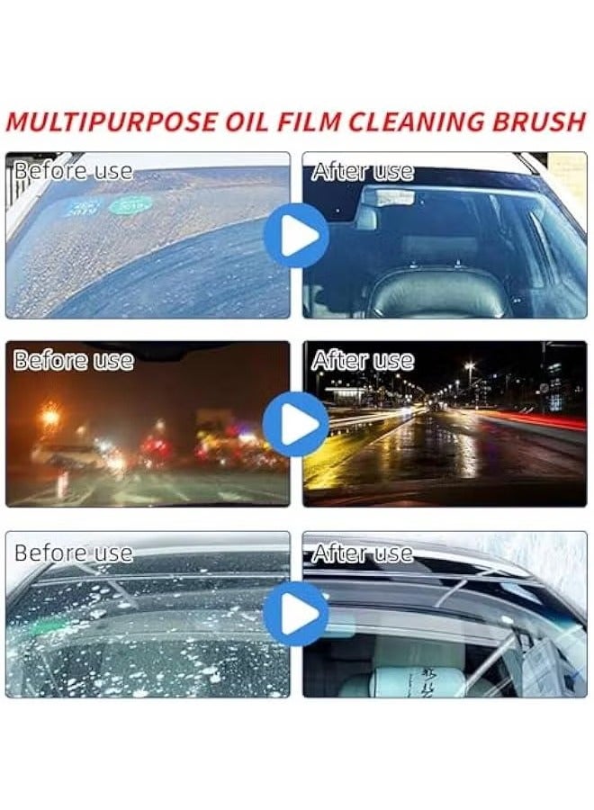 Automotive Oil Film Cleaning Brush,Glass Cleaning Board,2025 New Glass Coating for Windshield,Glass Oil Film Remover for Car,Hydrophobic Glass Coating for Windshield,Improves Clarity and Visibility - Image 4