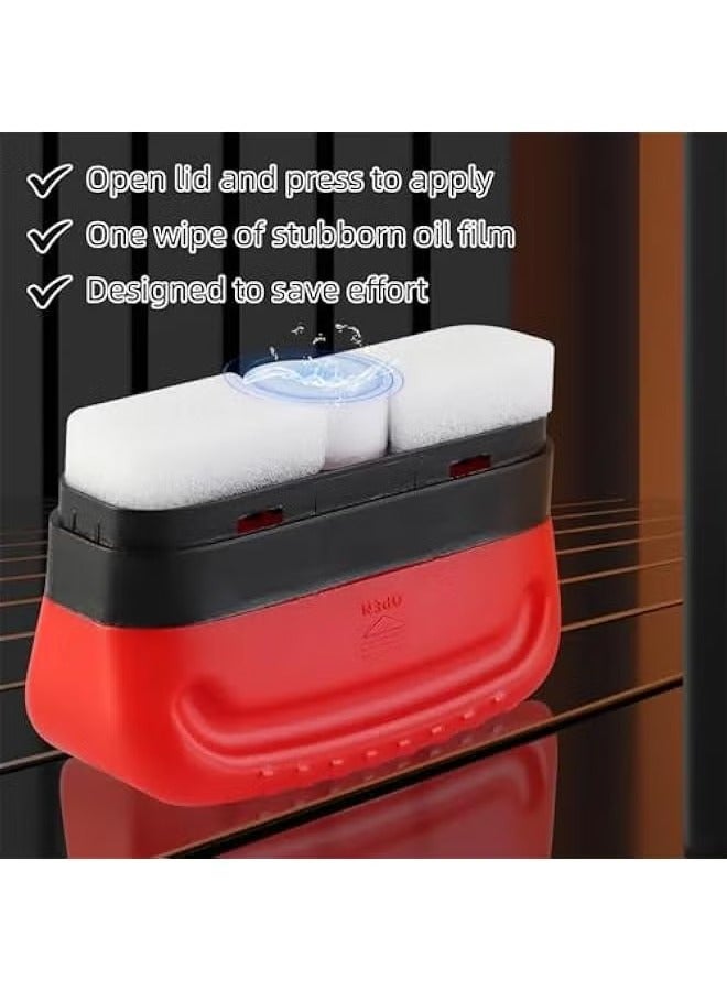 Automotive Oil Film Cleaning Brush,Glass Cleaning Board,2025 New Glass Coating for Windshield,Glass Oil Film Remover for Car,Hydrophobic Glass Coating for Windshield,Improves Clarity and Visibility - Image 2