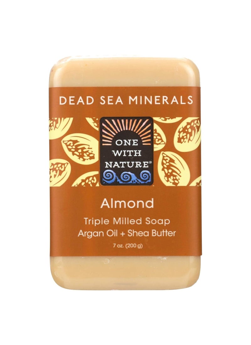 ONE WITH NATURE - One With Nature Almond Soap Bar - 7 oz - Image 1