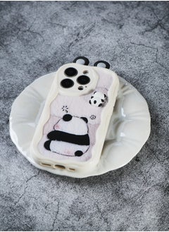 ShebSheb Cute iPhone 16 Pro Max Case Cartoon Animal 3D Ears Wavy Edge Protector,Soft Silicone Back Phone Cover  - Image 3