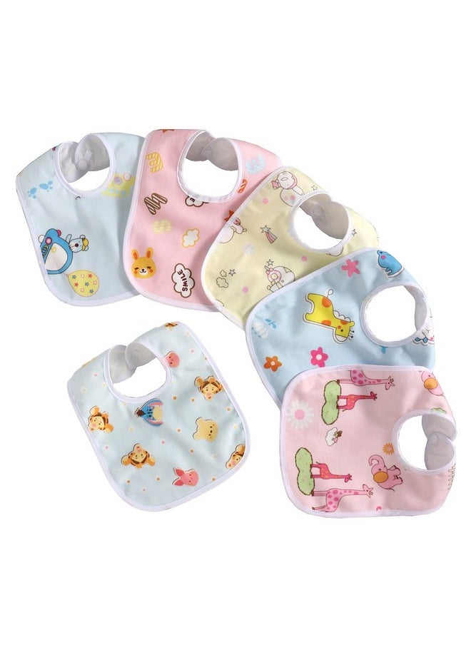 FLIPZON - Waterproof And Quick Dry Baby Bibs, Pack Of 6 - Image 1