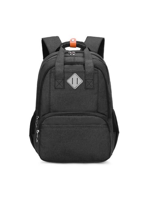 حقيبة ظهر هوم سمارت إكسبلورر VIP للأولاد والبنات، حقيبة بجيوب أمامية وجانبية، هدية مثالية للأولاد والبنات. (أسود، 45*30*25 سم)