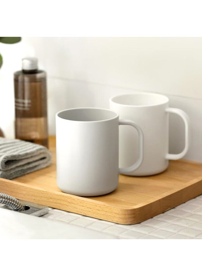 JAJALIN Jajalin Toothbrush Cup, Mouthwash Cup, Home Use Children's Toothbrush Holder, Simple Toothbrush Cup Set For Couples, White - Image 1