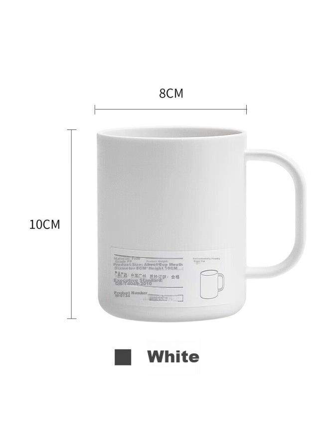 JAJALIN Jajalin Toothbrush Cup, Mouthwash Cup, Home Use Children's Toothbrush Holder, Simple Toothbrush Cup Set For Couples, White - Image 2
