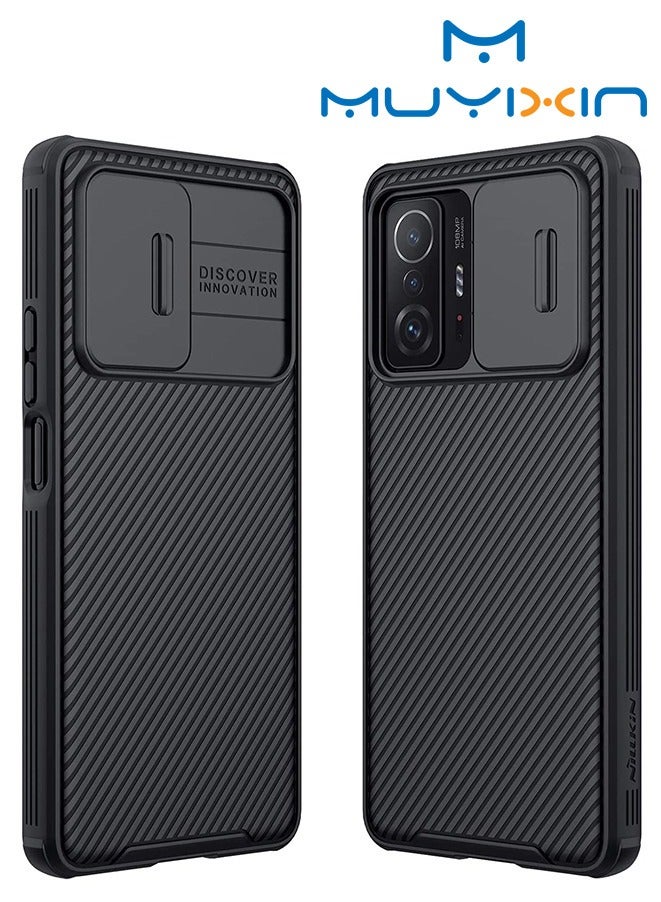 Muyixin حافظة واقية مع غطاء كاميرا منزلق لهاتف Xiaomi Mi 11T و 11T Pro - Image 1