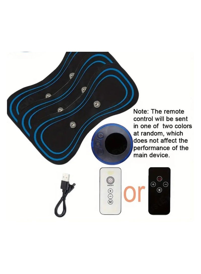 إسكدنيا لاصقة مساج الرقبة الصغيرة, جهاز تدليك كهربائي محمول قابل لإعادة الشحن عبر USB مع تحكم عن بعد, متعدد الألوان، شدة قابلة للتعديل وأوضاع اهتزاز مزدوجة, تصميم مدمج لتخفيف الألم في الظهر والكتف, مثالي لل - Image 5