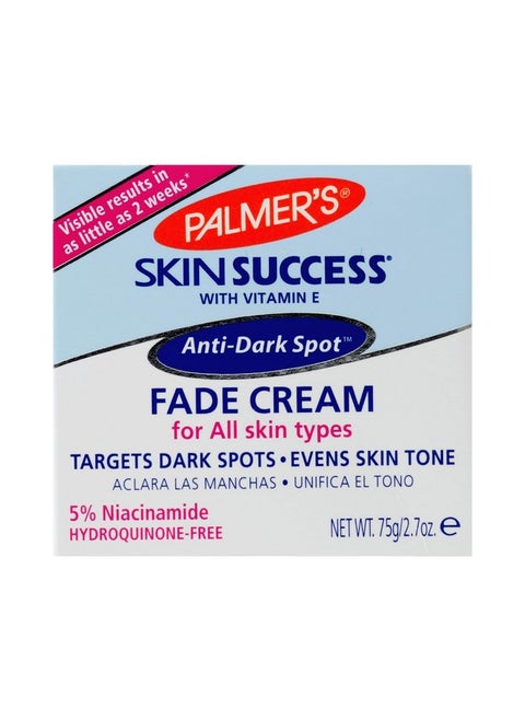 Palmer's Skin Success Anti-Dark Spot Fade Cream with Vitamin E and Niacinamide, Helps Reduce Dark Spots and Age Spots, Suitable for All Skin Types 2.7 Ounce