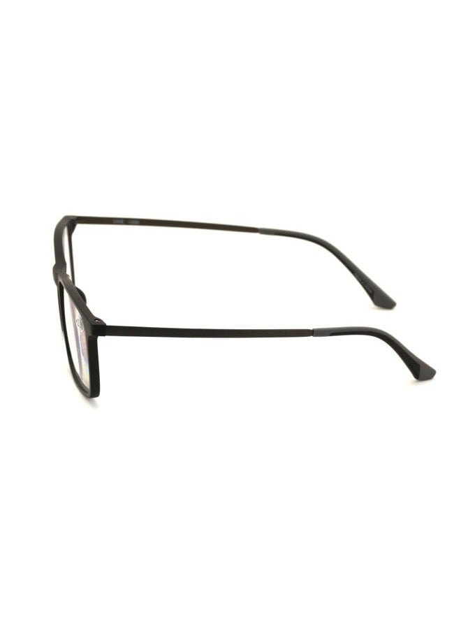 V.W.E. Vision World Eyewear TR90 /w Flexible Titanium B Rectangle Reading Glasses - AR Anti-Reflective Coating - Computer, Matte Black, Medium - Image 3