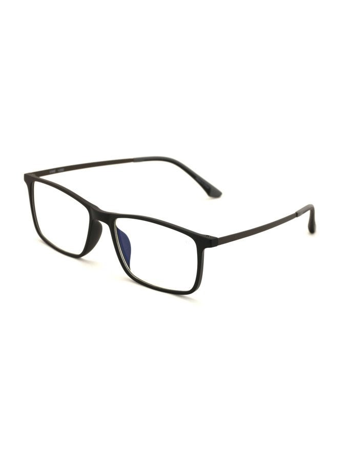 V.W.E. Vision World Eyewear TR90 /w Flexible Titanium B Rectangle Reading Glasses - AR Anti-Reflective Coating - Computer, Matte Black, Medium - Image 2