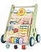 Takeeyce Baby Push Walker Wooden Baby Walker with Wheels Montessori Walker for Babies 612 Months Adjustable Speed Push Walking Toys for Boys Girls 1 Year Old Christmas Birthday Gifts for Toddler - Image 3