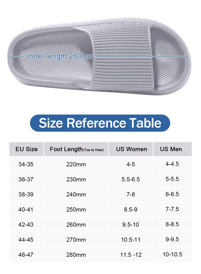 HomarKet Non-Slip Quick-drying Bathroom Shower Slippers Anti-slip Lightweight House Shower Slippers Super Soft Home Slippers for Indoor & Outdoor - Image 5