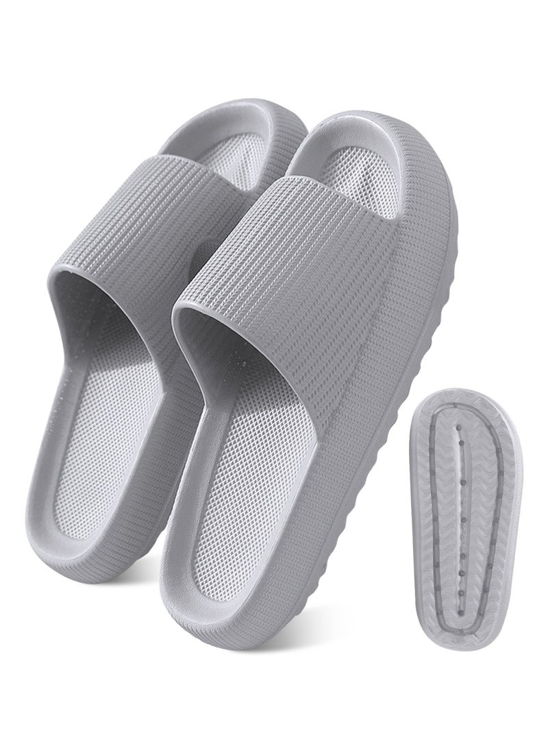 HomarKet Non-Slip Quick-drying Bathroom Shower Slippers Anti-slip Lightweight House Shower Slippers Super Soft Home Slippers for Indoor & Outdoor - Image 1