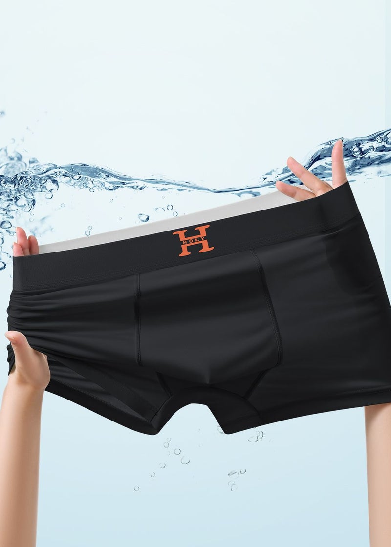 Ice Silk Underwear Men'S Antibacterial Underwear Breathable Seamless Men'S Boxer Underwear Factory - Image 1