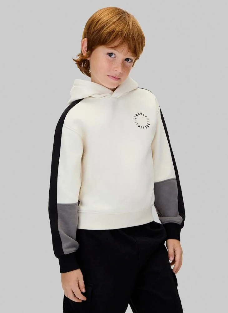 Calvin Klein Jeans Youth Color Block Pullover Hoodie