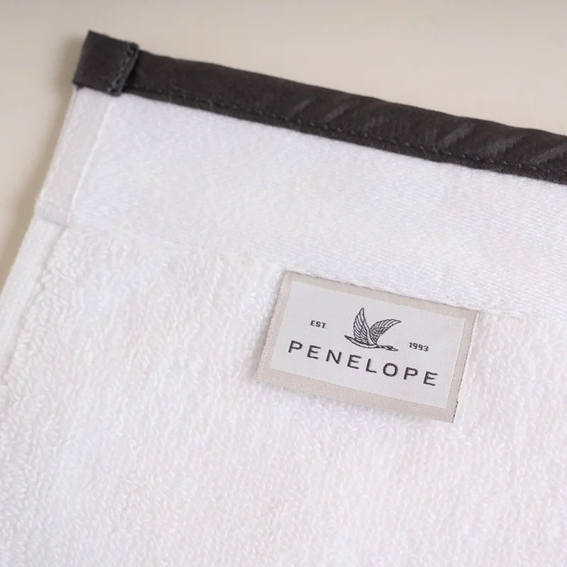 Penelope 100% Cotton Towel 100x150 cm Anthracite - Liana Series