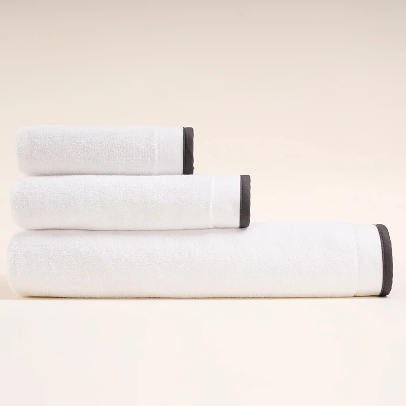 Penelope 100% Cotton Towel 100x150 cm Anthracite - Liana Series