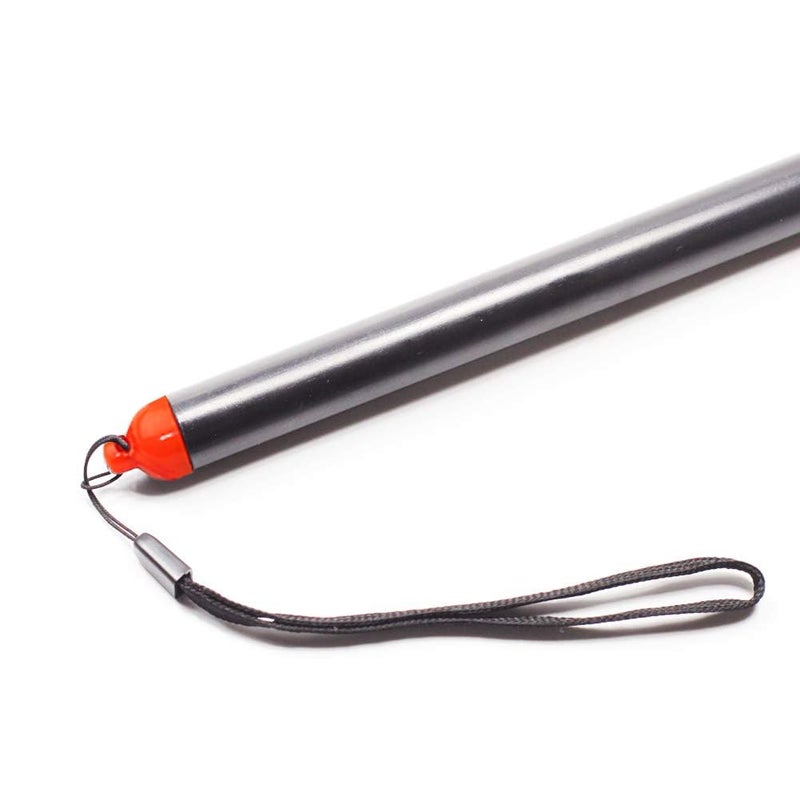 DAITET Telescopic Teachers Pointer,Teaching Pointer Stick for Classroom,Metal Hand Retractable Pointer Extended Length 47.2 Inch, Handheld Presenter Whiteboard Pointer (Black Orange) - Image 4