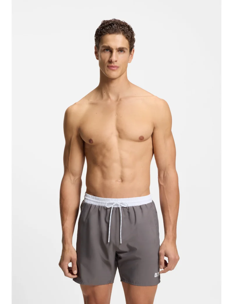 BOSS Swim shorts with contrast logo