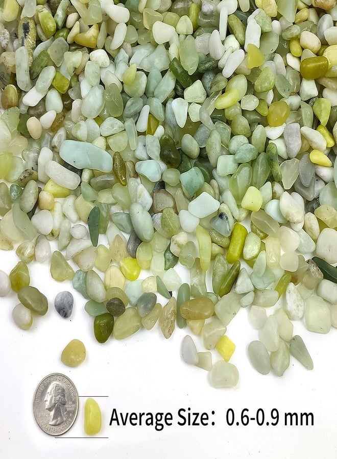 SHIZWU 2LB Succulent Jade Pebbles for Indoor Plants, 3/8 Inch Natural Decorative Polished Stones, River Rocks for Landscaping,Vase, Flowerpot Decoration, Indoor Decoration and Garden Decoration - Image 2
