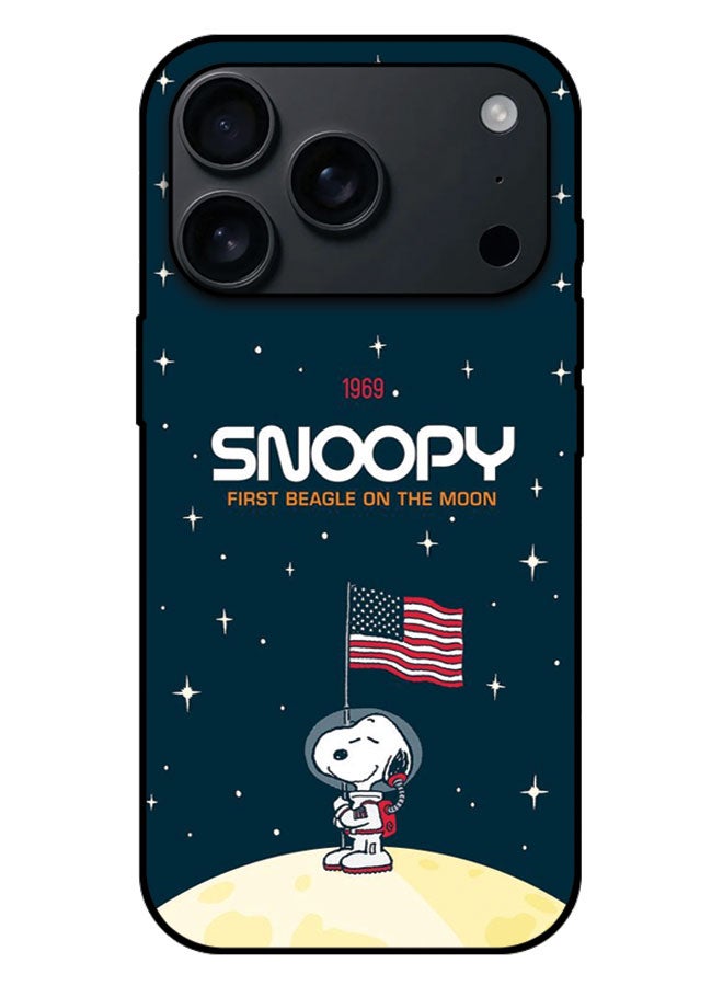 Printed Protective Case Cover For Apple iPhone 17 Pro Max -  Snoopy First Beagle On The Moon