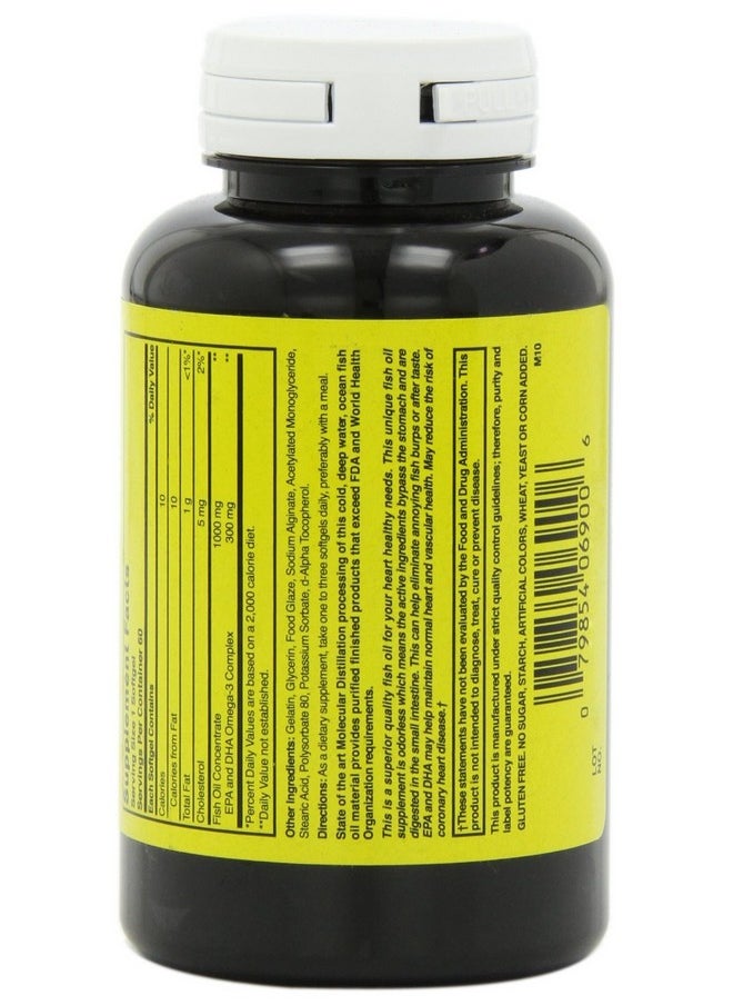 Nature's Blend - Omega 3 Fish Oil Odorless 60 Sgels - Image 1