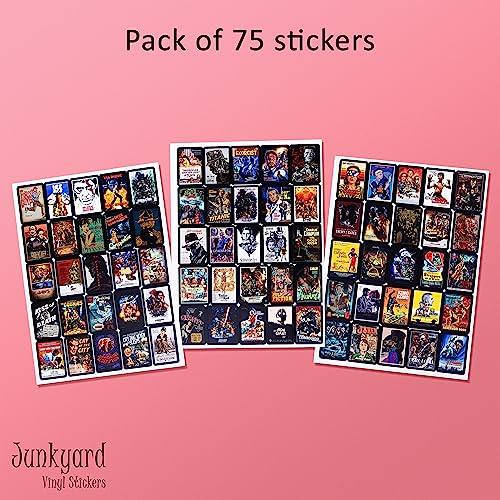 JUNKYARD Vintage Hollywood Movie Stickers for Laptops, Guitar, Journals and Other Gadgets (Pack of 75) - Image 2
