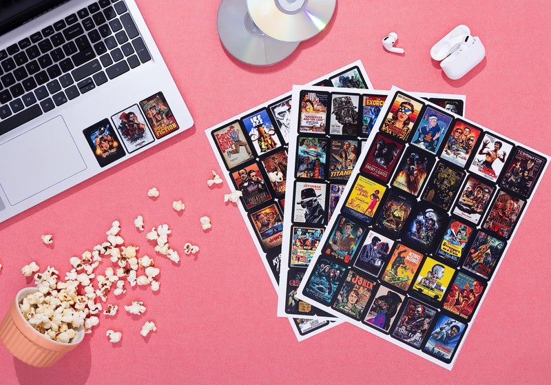JUNKYARD Vintage Hollywood Movie Stickers for Laptops, Guitar, Journals and Other Gadgets (Pack of 75) - Image 4