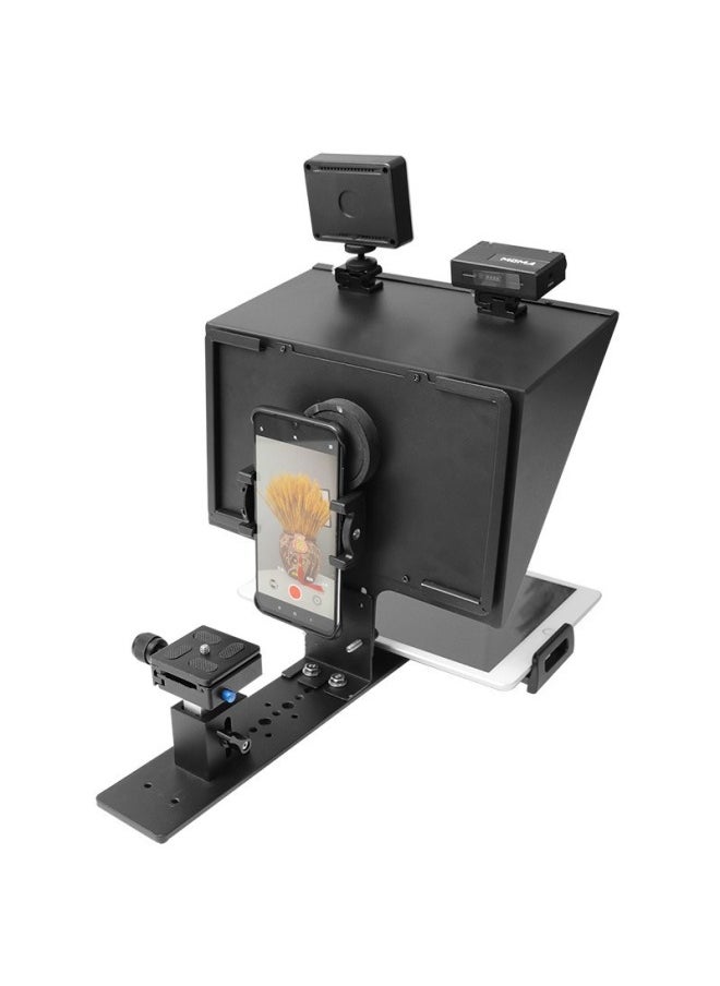 Generic Fuwei TP13 Teleprompter 13-inch SLR Camera Mobile Phone Highly Transparent Shooting HD Subtitles Live Speech-Body Color:Black-tp13  - Image 4