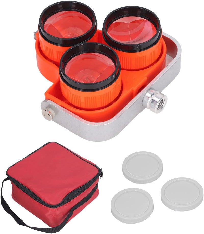 Non sticky surface 3 Heads Optical Glass Prism Total Station Prism Surveying Mini System for Ranging Mapping Total Station 64mm Budget friendly sizing alternatives Year round in stock Diverse purchase options Odor free color KSA market compliant quality Surface safe Simple upgraded construction Durable versatile substance Ergonomic build Natural tone color options Popular practical build Modern color selections Land transit & shipment compatible Demand-based stock planning Replaceable parts Wear resistant Gulf user preference oriented build Global assemble options Systematic nationwide ship Extra part combo compatible Batch uniform stable quality Pop-area nearby warehouse Practical design alternatives All-item matching trendy build - Image 1