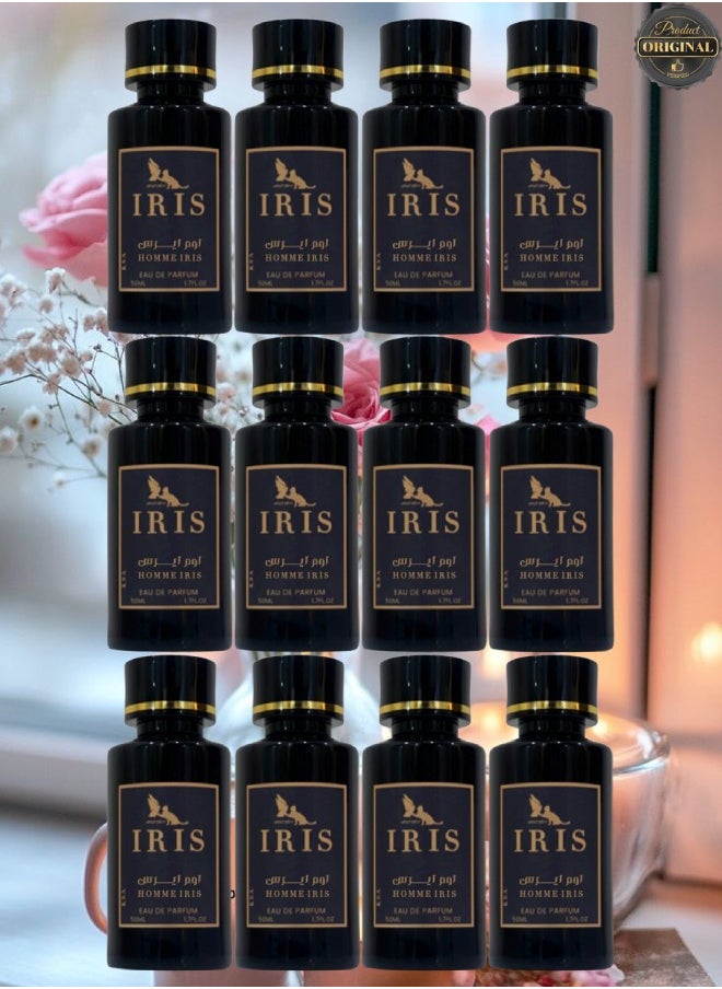 IRIS 12 Pieces Homme Iris Perfume 50ML  - Image 1