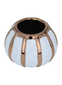 Alsaif Gallery 12 pieces set of white Arabic coffee cups with gold line  - Image 2