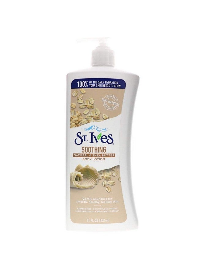 ST. Ives Nourish & Soothe Oatmeal & Shea Butter Body Lotion 21 Oz (Pack Of 3) - Image 1