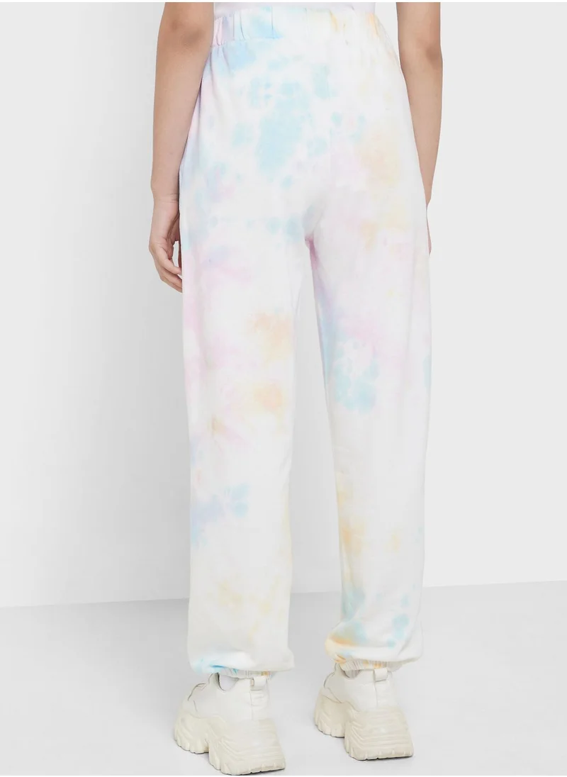 PIECES Tie Dye Sweatpants