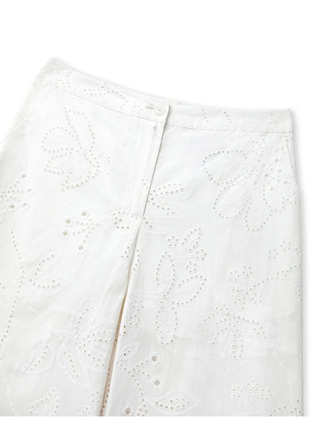 ابيكول Broderie Anglaise Trousers