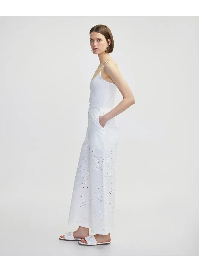 ابيكول Broderie Anglaise Trousers