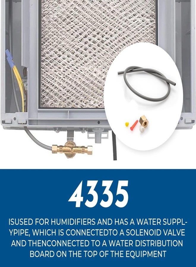 Pokin 4335 Feed Tube with Sleeve for Aprilaire Humidifiers 400, 400A, 400M, 500, 500A, 500M, 600, 600A 600M,Includes #4004 in-Line Strainer #4231 Yellow Orifice,Humidifier Parts & Accessories - Image 5