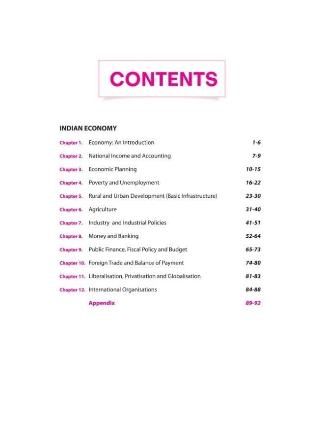 Arihant Publications NCERT Notes Indian Economy Class 9-12 (Old+New) for UPSC , State PSC and Other Competitive Exams - Image 5
