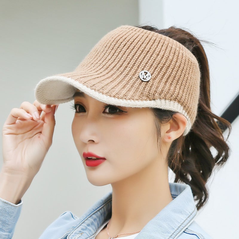 Men Winter Cap Middle-aged Fashion Youth Outdoor Warm Flat Top Hat - Image 1
