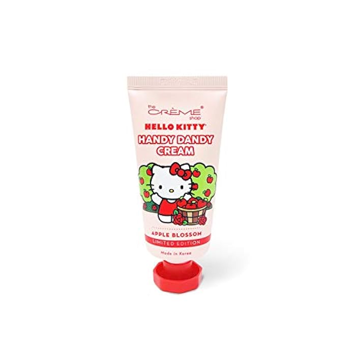 The Crème Shop Korean Cute Scented Pocket Portable Soothing Advanced Must-Have on-the-go - The Crème Shop x Sanrio Hello Kitty Handy Dandy Cream(Apple Blossom) - Image 2