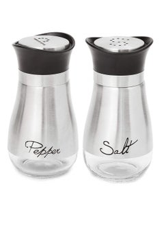 Stainless Steel Salt and Pepper Shakers (2 pcs) Home Dining Office